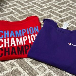 Champion Set of Two men’s small t shirts